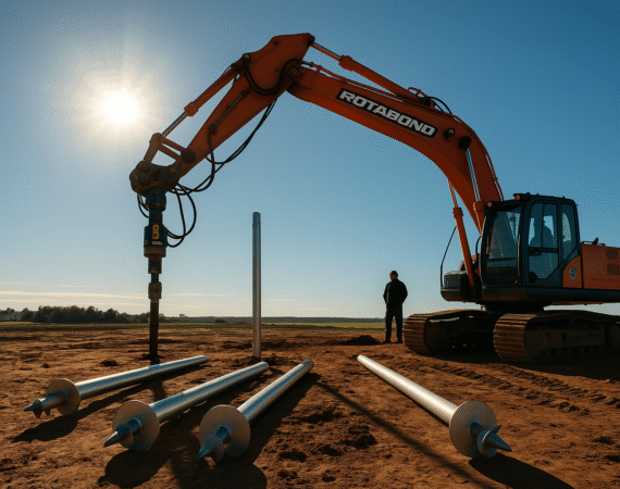 Rye - Screw Piling Services in Rye - Rotabond